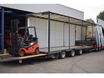 Tieflader Auflieger ESVE Forklift transport, 9000 kg lift, 2x Steering axel: das Bild 1