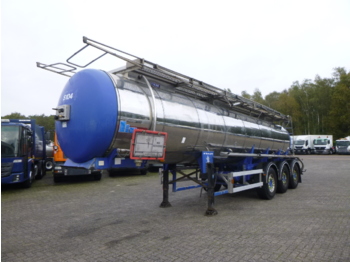 Tankauflieger Für die Beförderung von Chemikalien Feldbinder Chemical tank inox 18.5 m3 / 1 comp: das Bild 1