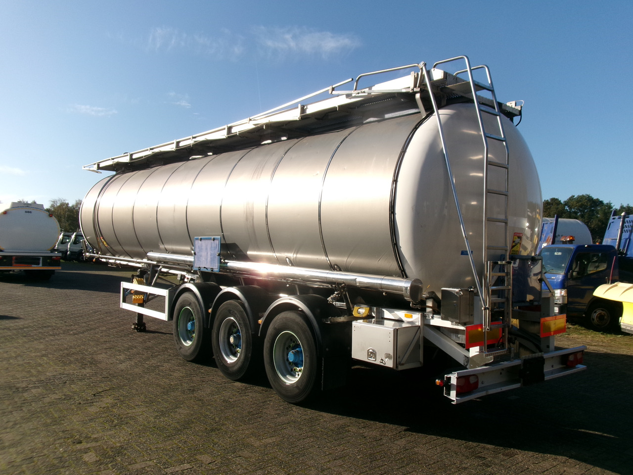 Tankauflieger Für die Beförderung von Chemikalien Feldbinder Chemical tank inox 37.5 m3 / 1 comp: das Bild 3