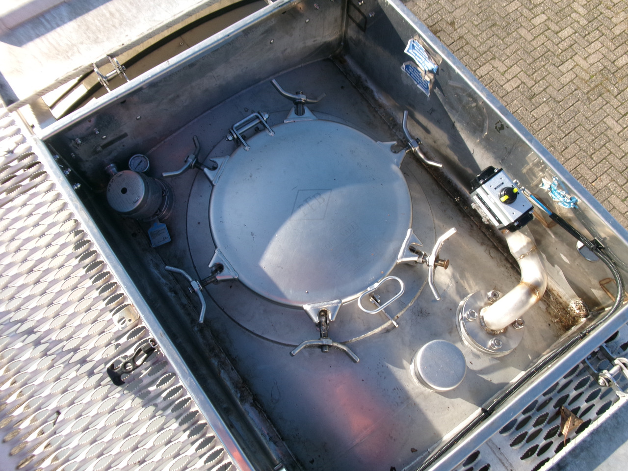 Tankauflieger Für die Beförderung von Chemikalien Feldbinder Chemical tank inox 37.5 m3 / 1 comp: das Bild 27