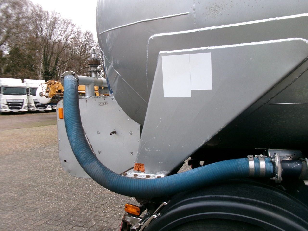Tankauflieger Für die Beförderung von Mehl Feldbinder Powder tank alu 38 m3 (tipping): das Bild 10
