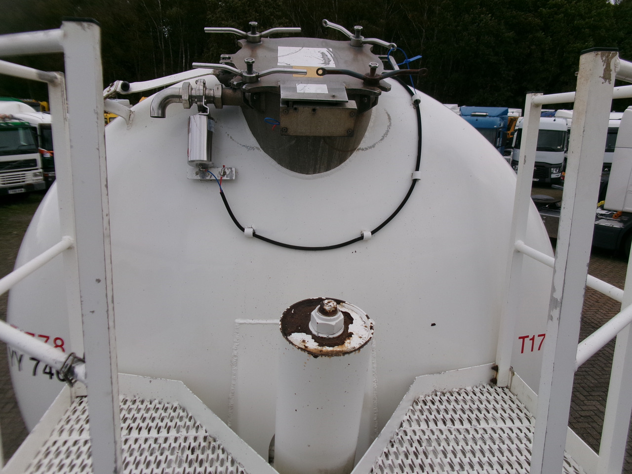 Tankauflieger Für die Beförderung von Mehl Feldbinder Powder tank alu 41 m3 (tipping): das Bild 11