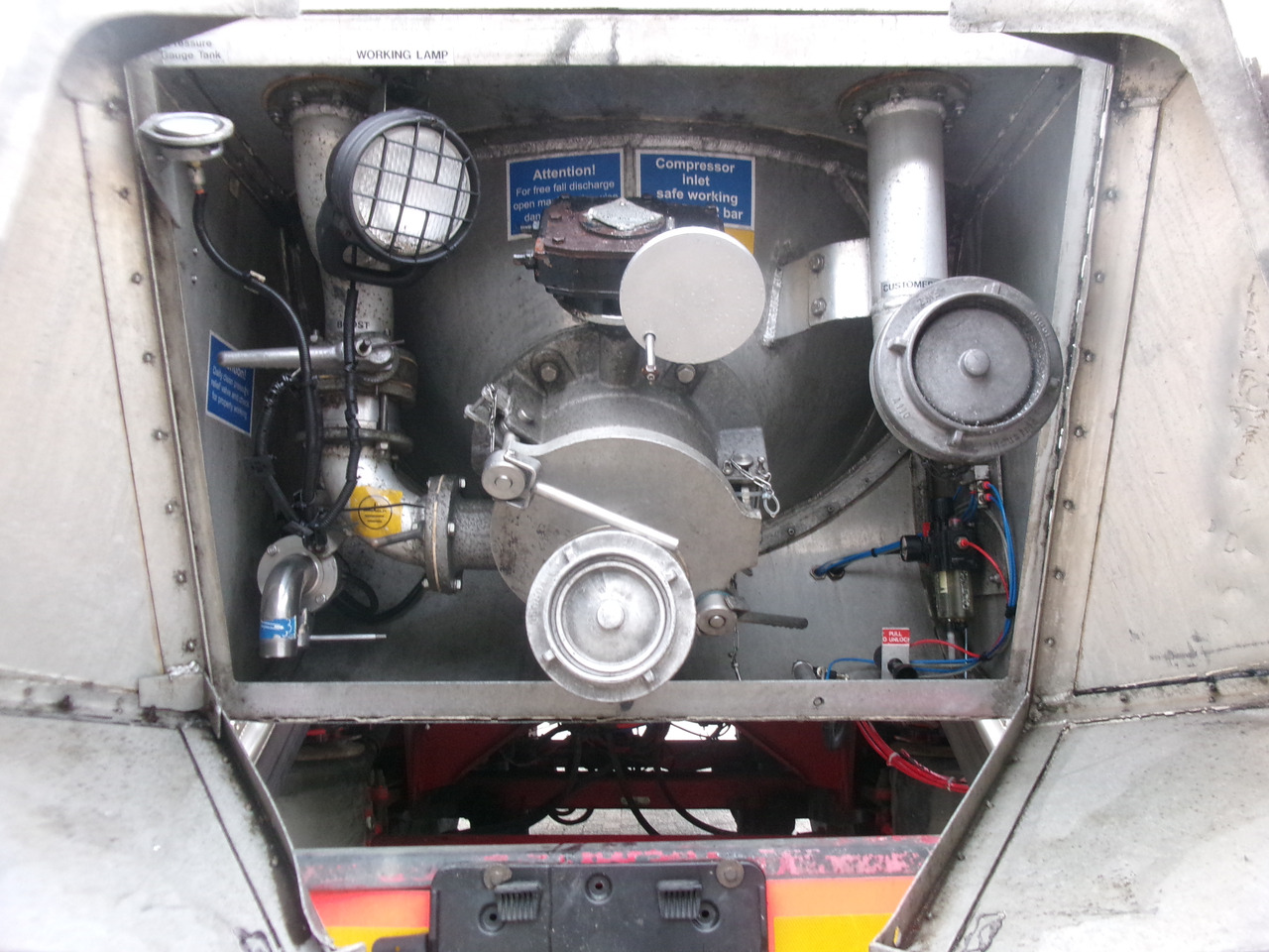 Tankauflieger Für die Beförderung von Mehl Feldbinder Powder tank alu 41 m3 (tipping): das Bild 15