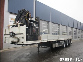 Pritschenauflieger/ Plattformauflieger Floor FLO-17-30H2 Hiab 33 ton/meter rijdbare Kran: das Bild 1