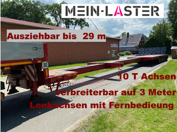 Tieflader Auflieger Goldhofer STZ -L5-55/80 Ausziehbar auf 29m 74.000 kg: das Bild 1