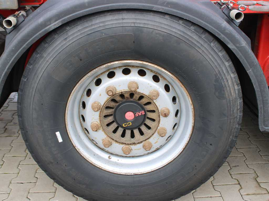 Holzauflieger Umikov NPK 39, 2X LIFTING AXLE, SAF