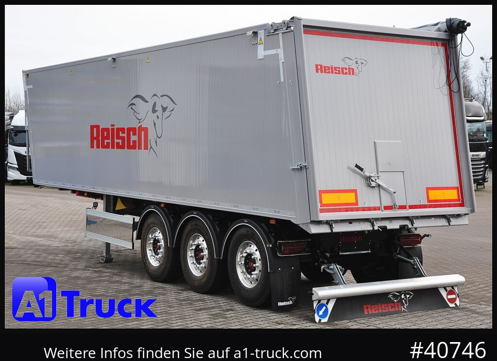 Kipper Auflieger REISCH RHKS, Al 50m³, NEU Pedelklappe, Alu, Lift