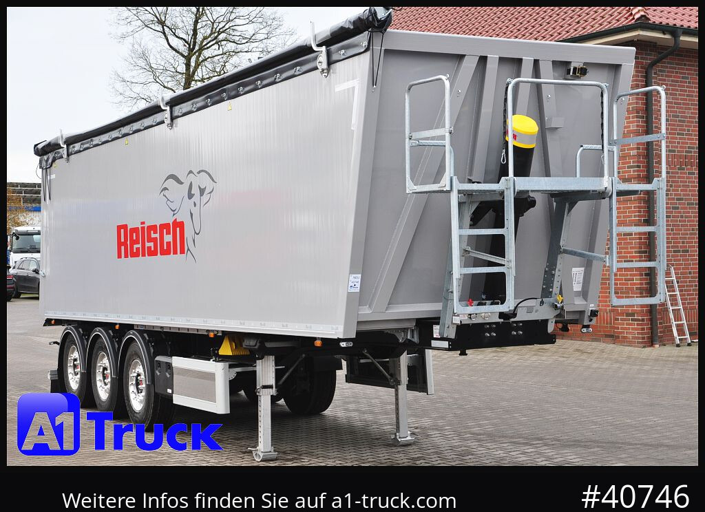Kipper Auflieger REISCH RHKS, Al 50m³, NEU Pedelklappe, Alu, Lift