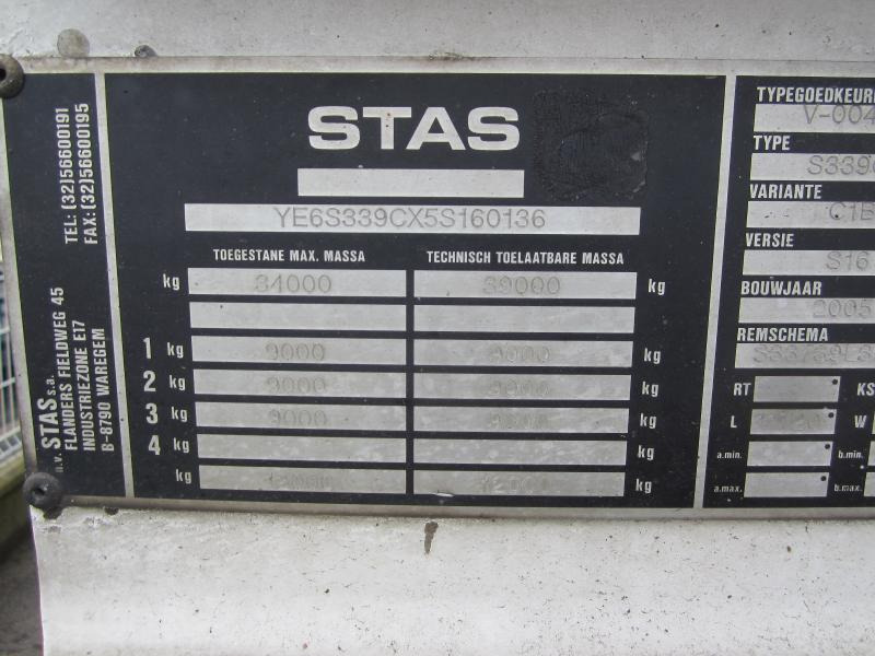 Kipper Auflieger Stas