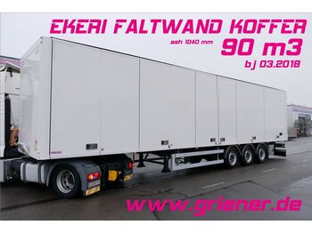 EKERI T3-A /  SEITLICHE TÜREN /FALTWAND 2700mm  - Koffer Auflieger