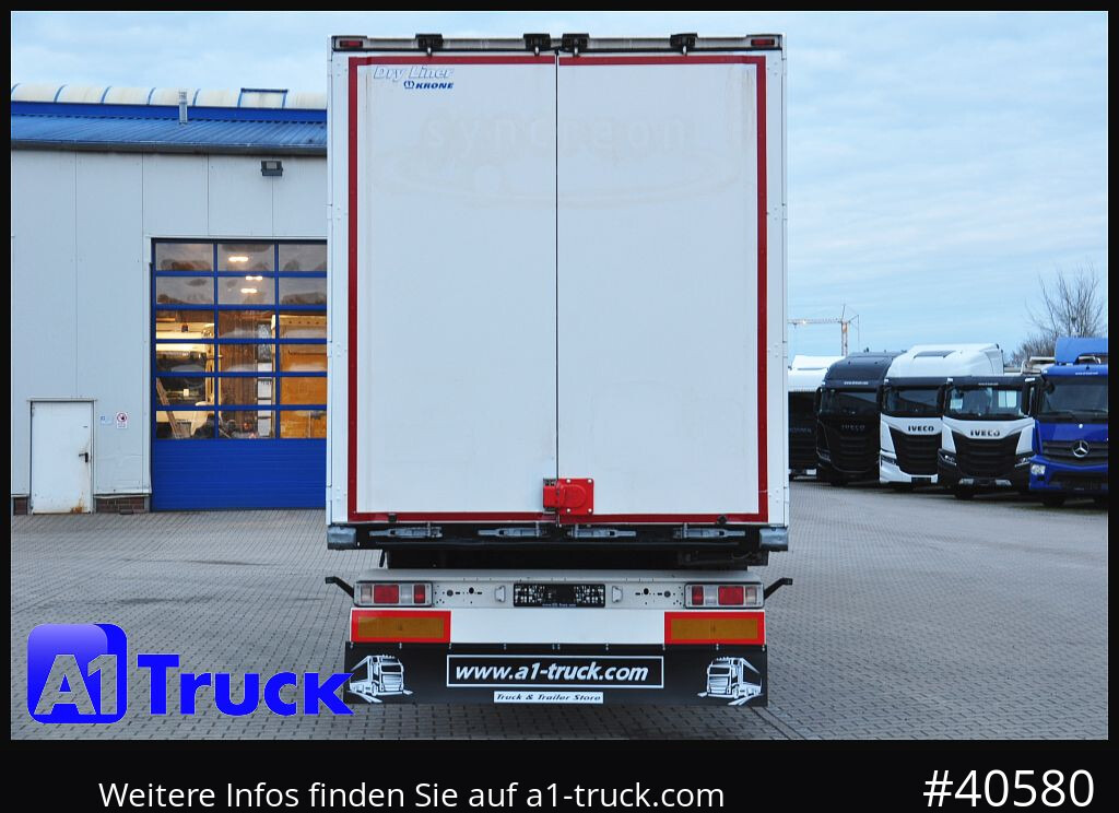 Koffer Auflieger KRONE SDK 27, Koffer, 1 Vorbesitzer, Plywood,