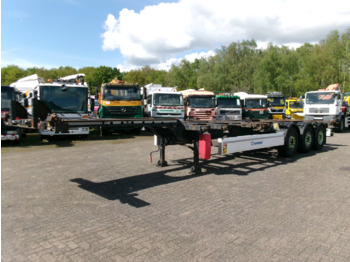 Krone 3-axle container trailer 20-30-40-45 ft DA08LNA - Container/ Wechselfahrgestell Auflieger: das Bild 1