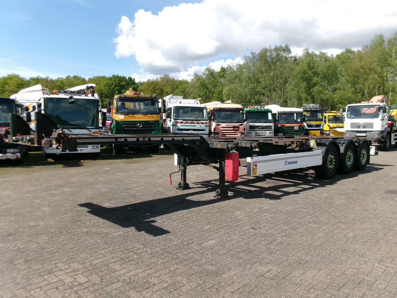 Leasing Angebot für Krone 3-axle container trailer 20-30-40-45 ft DA08LNA Krone 3-axle container trailer 20-30-40-45 ft DA08LNA: das Bild 1