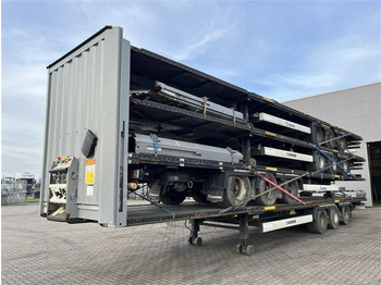 Krone 4x 2015 XL KRONE MEGA P400 HUCKEPACK FLAT STACK - Koffer Auflieger: das Bild 3