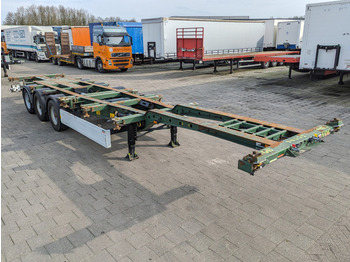 Krone SD 27 3-Assen BPW - Back Slider - DrumBrakes - 5280kg - 10 units in stock (O1777) - Container/ Wechselfahrgestell Auflieger: das Bild 4