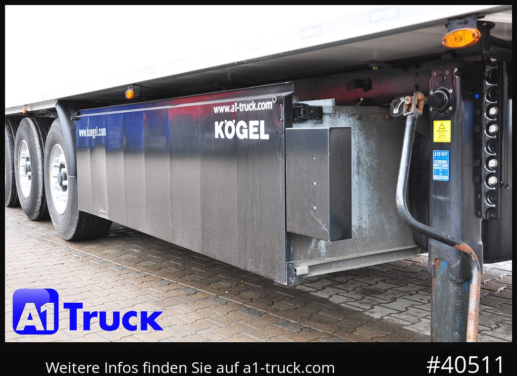 Kühlkoffer Auflieger KOEGEL SVA 24, ThermoKing A400, Doppelstock, Blumenbreite