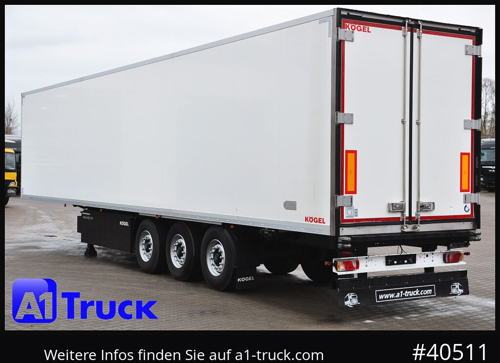 Kühlkoffer Auflieger KOEGEL SVA 24, ThermoKing A400, Doppelstock, Blumenbreite