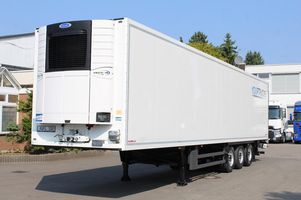 Kühlkoffer Auflieger SCHMITZ Carrier Vector 1950Mt. Doppelstock Blumen LBW!