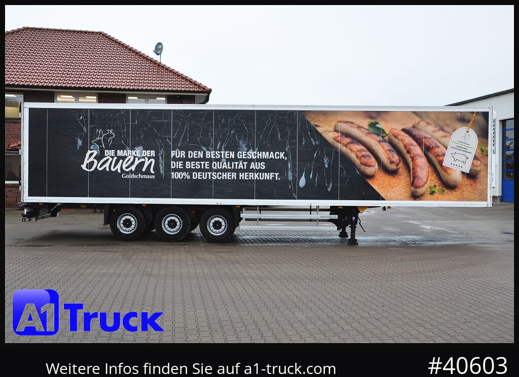 Kühlkoffer Auflieger SCHMITZ SKO FP 60, Thermoking SL 400, Meat, Rohrbahnen