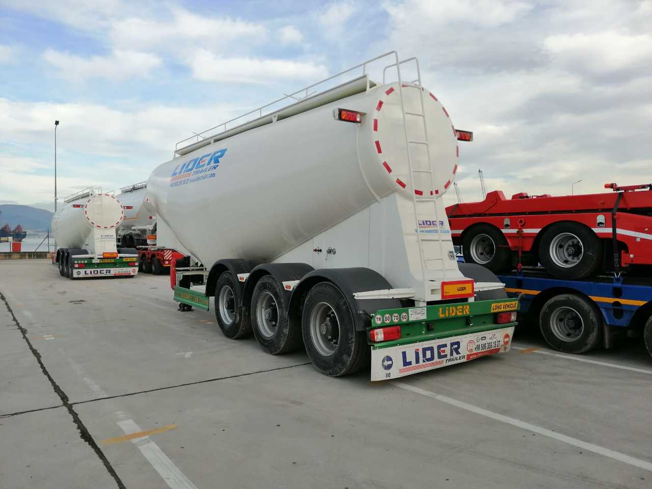 Tankauflieger Für die Beförderung von Zement LIDER 2023 MODEL NEW CEMENT TANKER: das Bild 18