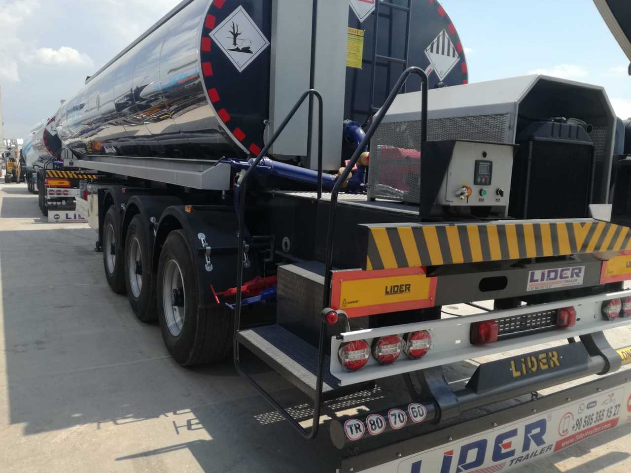 Tankauflieger Für die Beförderung von Bitumen LIDER 2024 MODELS NEW LIDER TRAILER MANUFACTURER COMPANY: das Bild 9