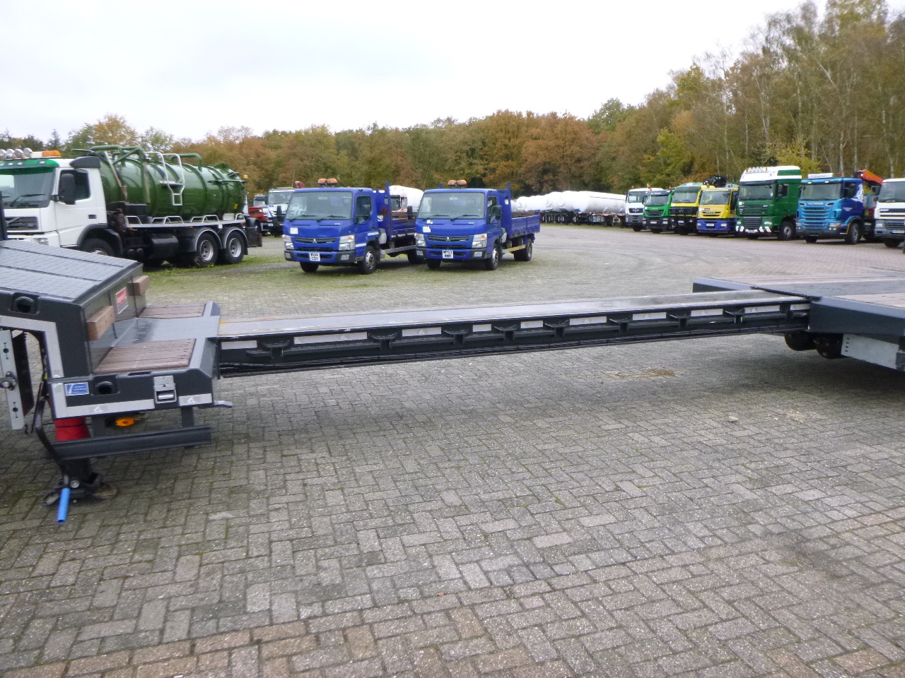 Tieflader Auflieger Langendorf 3-axle semi-lowbed trailer 48T ext. 13.5 m + ramps: das Bild 19