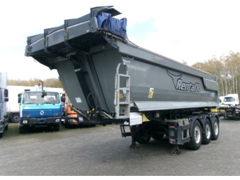 Kipper Auflieger Meiller Tipper trailer steel 30 m3 + tarpaulin: das Bild 1