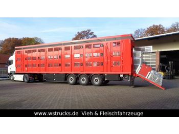 Tiertransporter Auflieger Menke 3 Stock Hubdach Liftachse "NEU"  Vollalu: das Bild 1