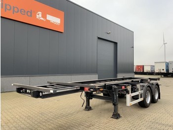 Container/ Wechselfahrgestell Auflieger Pacton TOP, 20FT, SAF, NL-chassis, APK: 09/2022: das Bild 1