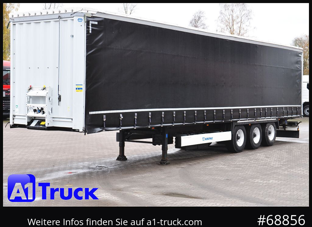 Planenauflieger KRONE SD, Standard Tautliner, Alufelgen, Getränke, VDI 2700