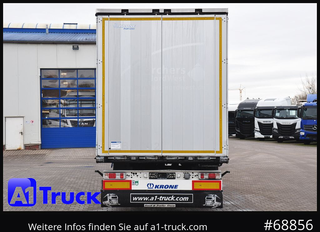 Planenauflieger KRONE SD, Standard Tautliner, Alufelgen, Getränke, VDI 2700