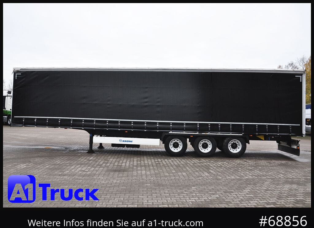 Planenauflieger KRONE SD, Standard Tautliner, Alufelgen, Getränke, VDI 2700