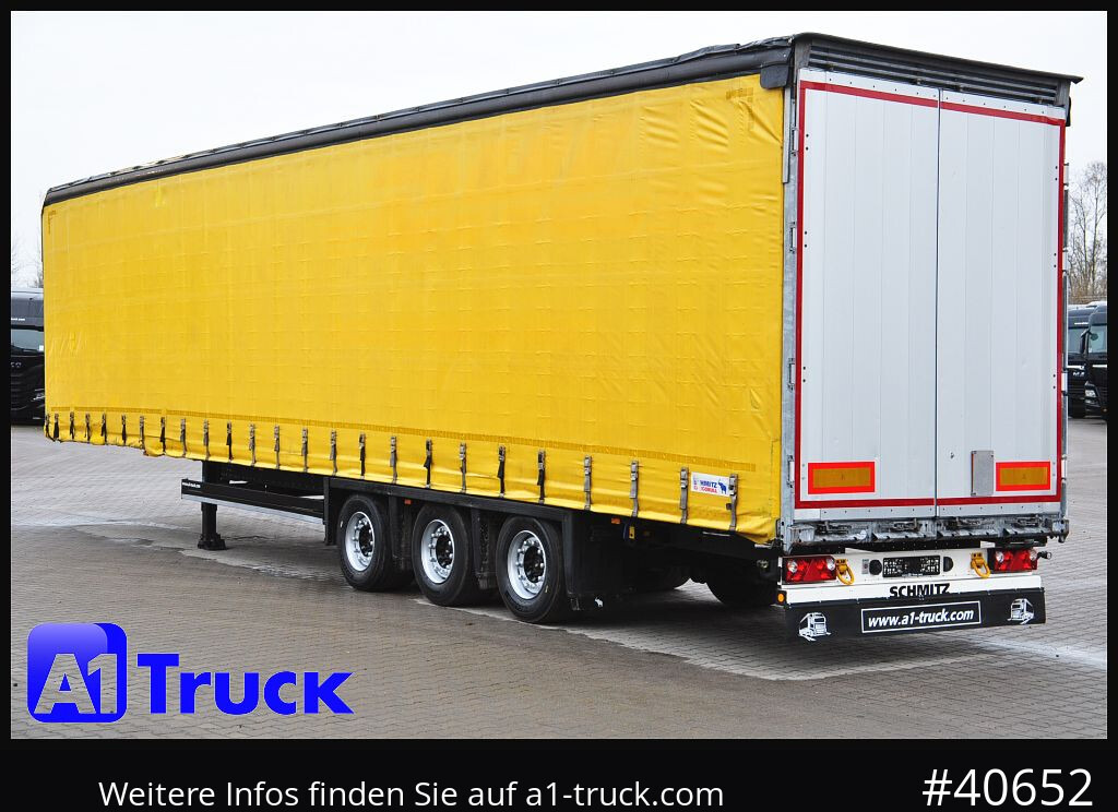 Planenauflieger SCHMITZ SCB  24, Mega, Varios