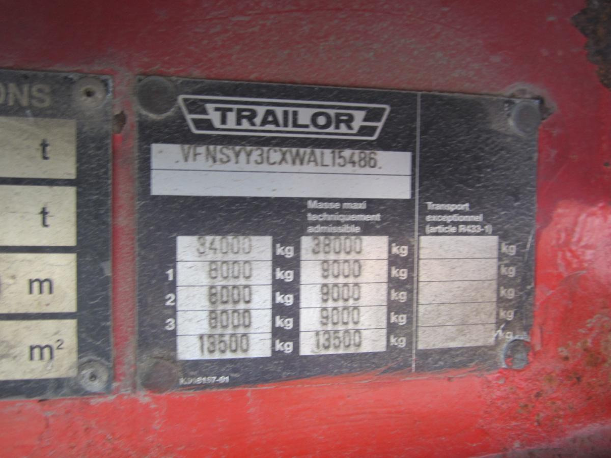 Planenauflieger Trailor