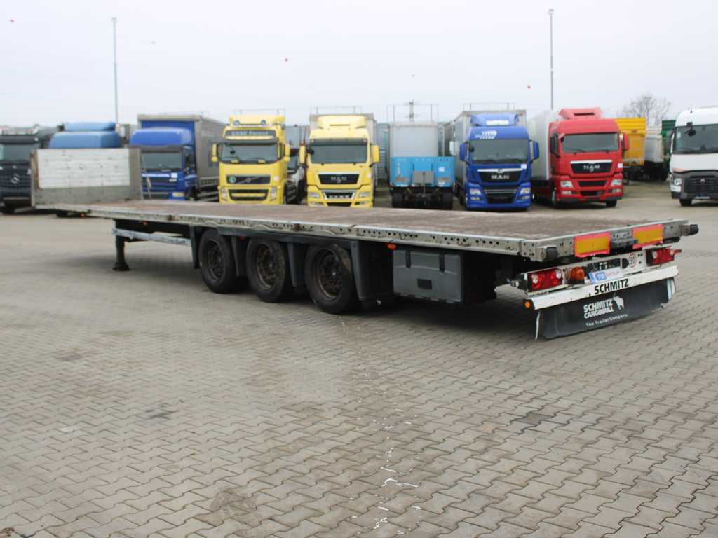 Pritschenauflieger/ Plattformauflieger Schmitz CARGOBULL SCB *S3T, LIFTING AXLE, MULTILOCK