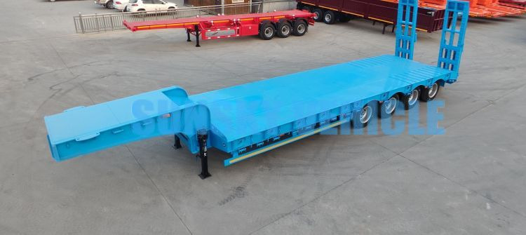 Tieflader Auflieger Für die Beförderung von schwere Technik SUNSKY 3-Axle 30Ton lowbed semi-trailer: das Bild 7
