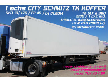 Kühlkoffer Auflieger Schmitz Cargobull SKO 10/ CITY / TK SLXe 300/ TRIDEC / LBW /BLUMEN: das Bild 1