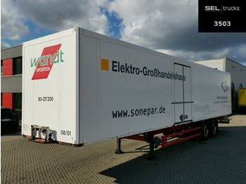 Koffer Auflieger Schmitz Cargobull SKO 18 / 2 Achsen / Rolltor !: das Bild 1
