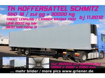 Kühlkoffer Auflieger Schmitz Cargobull SKO 18/ LBW 2000 kg /TRIDEC / CARRIER 1300: das Bild 1