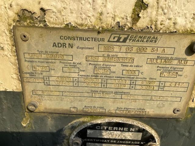 Tankauflieger General Trailers