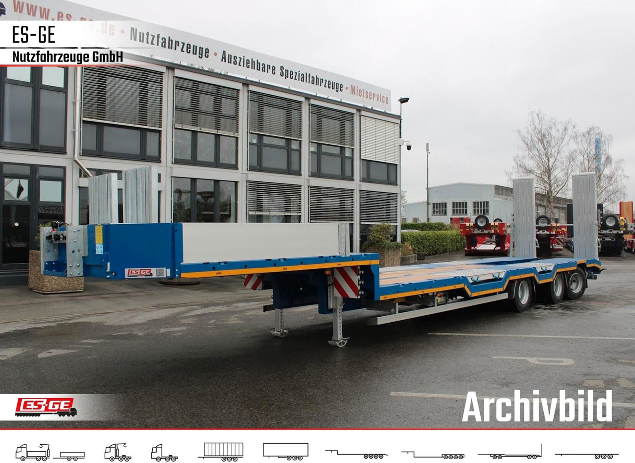 Tieflader Auflieger ES-GE 3-Achs-Satteltieflader - Radmulden