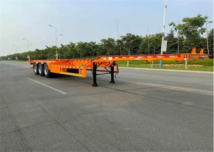 Container/ Wechselfahrgestell Auflieger XCMG Official 20ft 40ft Skeleton Container Chassis Semi Trailer: das Bild 8