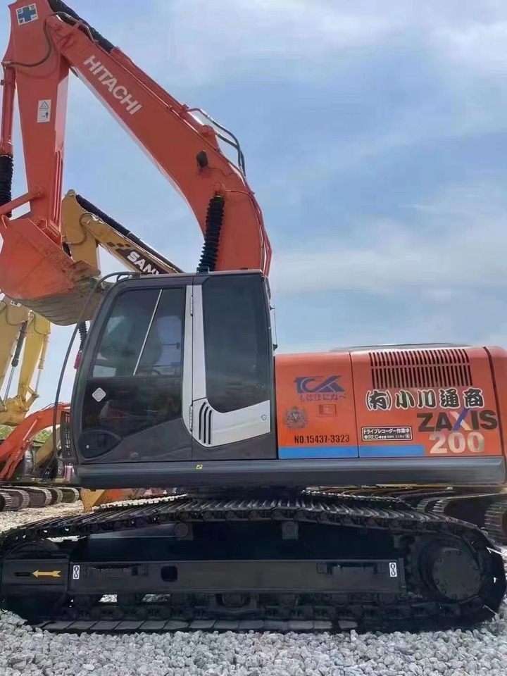 Kettenbagger 90%new 20 ton Korea Original made HITACHI ZX200 used hydraulic crawler excavator in ready stock: das Bild 4
