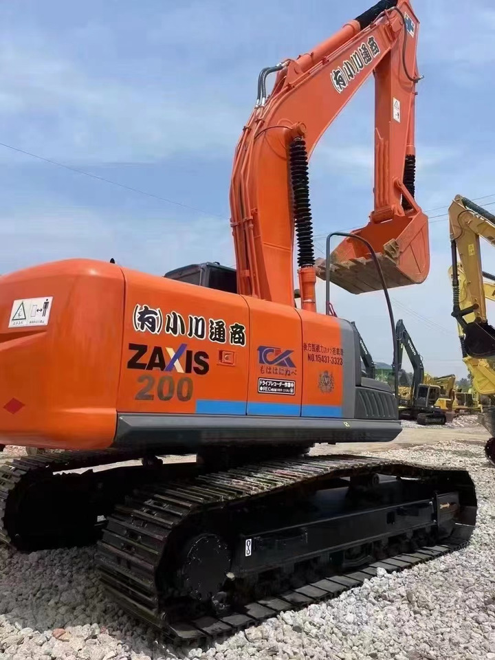 Kettenbagger 90%new 20 ton Korea Original made HITACHI ZX200 used hydraulic crawler excavator in ready stock: das Bild 7