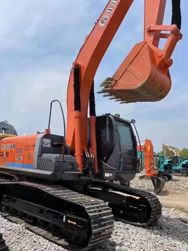 Kettenbagger 90%new 20 ton Korea Original made HITACHI ZX200 used hydraulic crawler excavator in ready stock: das Bild 3
