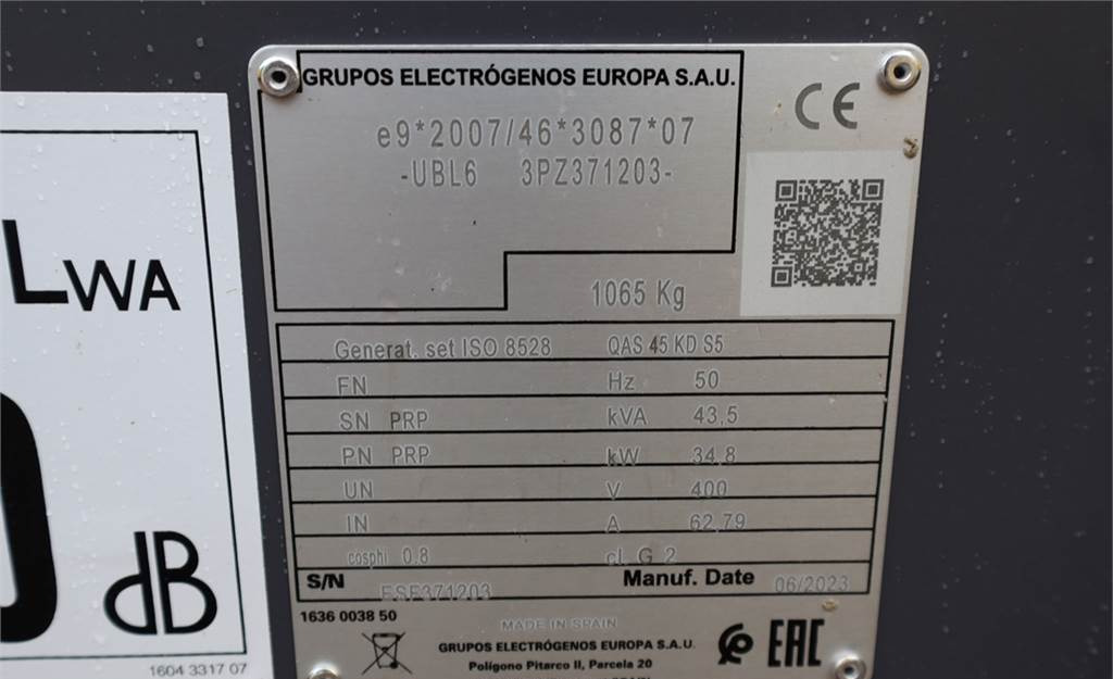 Stromgenerator Atlas Copco QAS 45 KD S5 Valid inspection, *Guarantee! Diesel,: das Bild 12