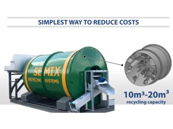 SEMIX Wet Concrete Recycling Plant - Betonmischer LKW