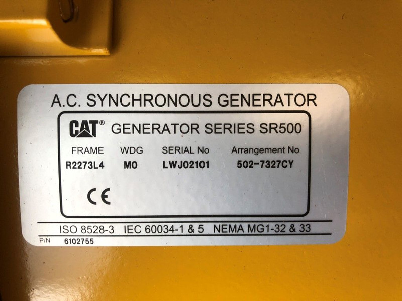 Stromgenerator Caterpillar C7.1 150 kVA Supersilent generatorset: das Bild 15
