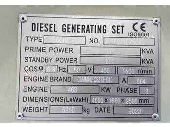 Stromgenerator Cummins QSZ13-G10 - 600 kVA Generator - DPX-19847: das Bild 4