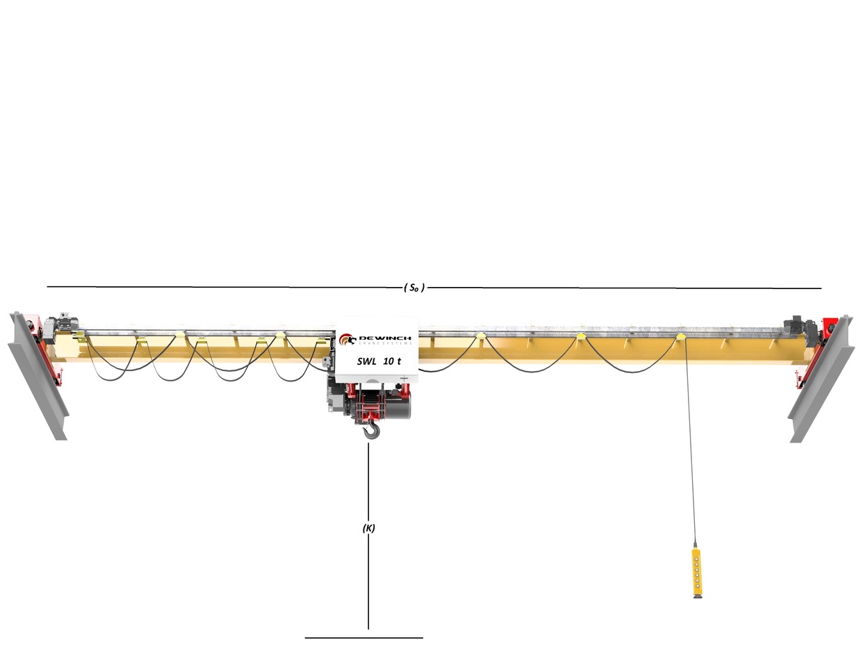 Portalkran DEWINCH 10 ton -5 Ton Gantry Crane  -Monorail Crane -Single Girder Crane: das Bild 14